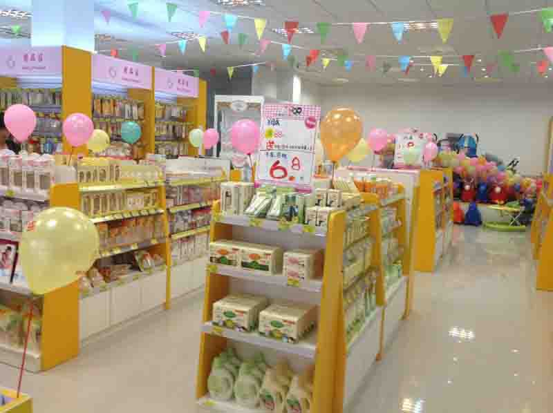 成都嬰幼兒用品店展示柜臺(tái) 工廠量身定制，打造品牌專(zhuān)屬形象